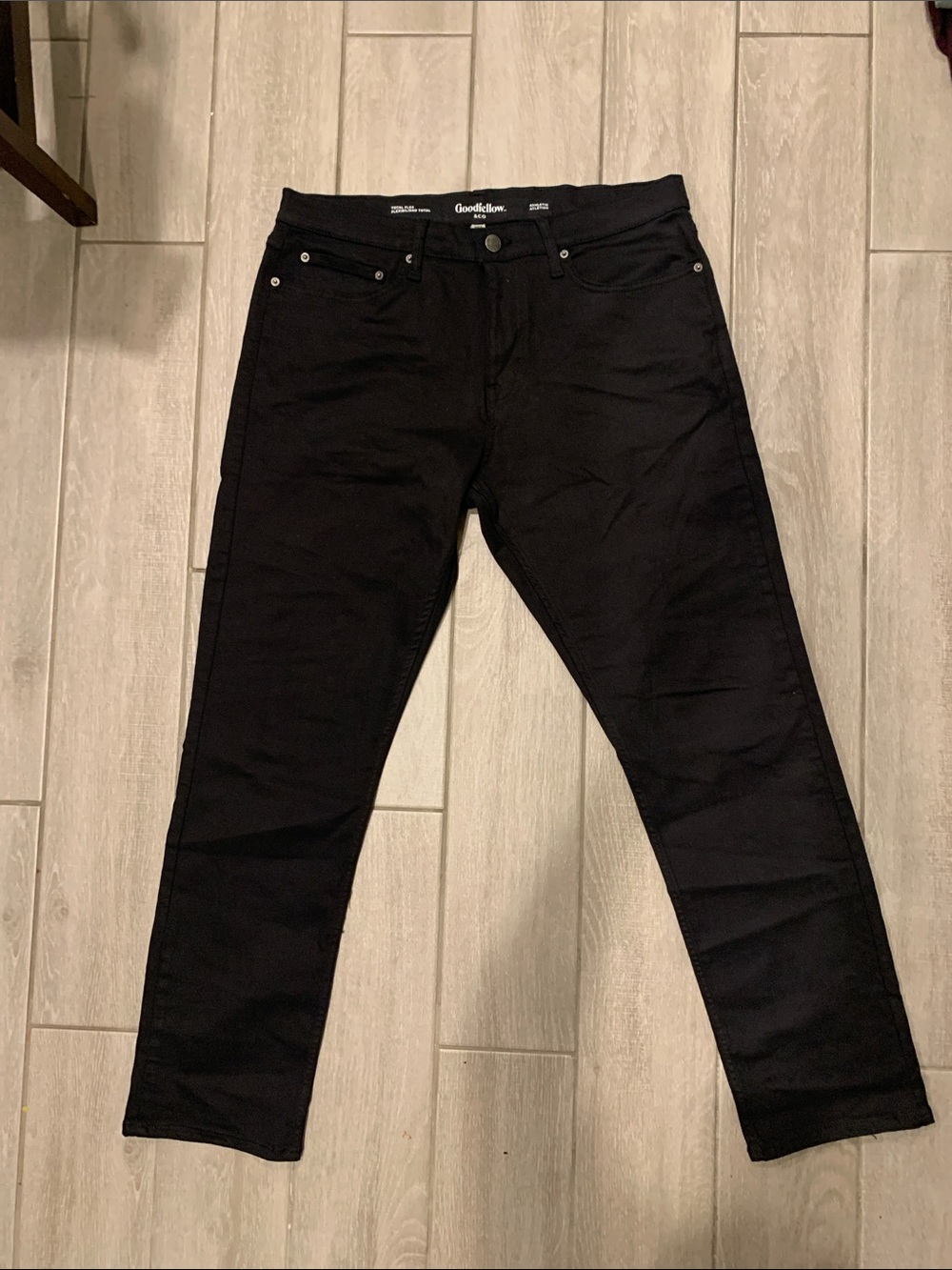NWOT Goodfellow & Co Black Slim Men's Jeans 36 W 32 L